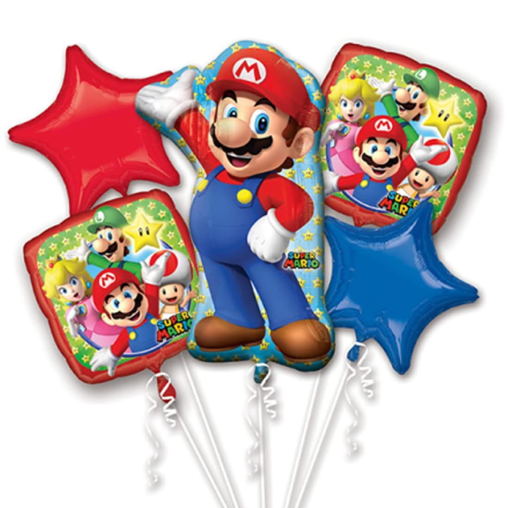 Super Mario Balloon Bouquet