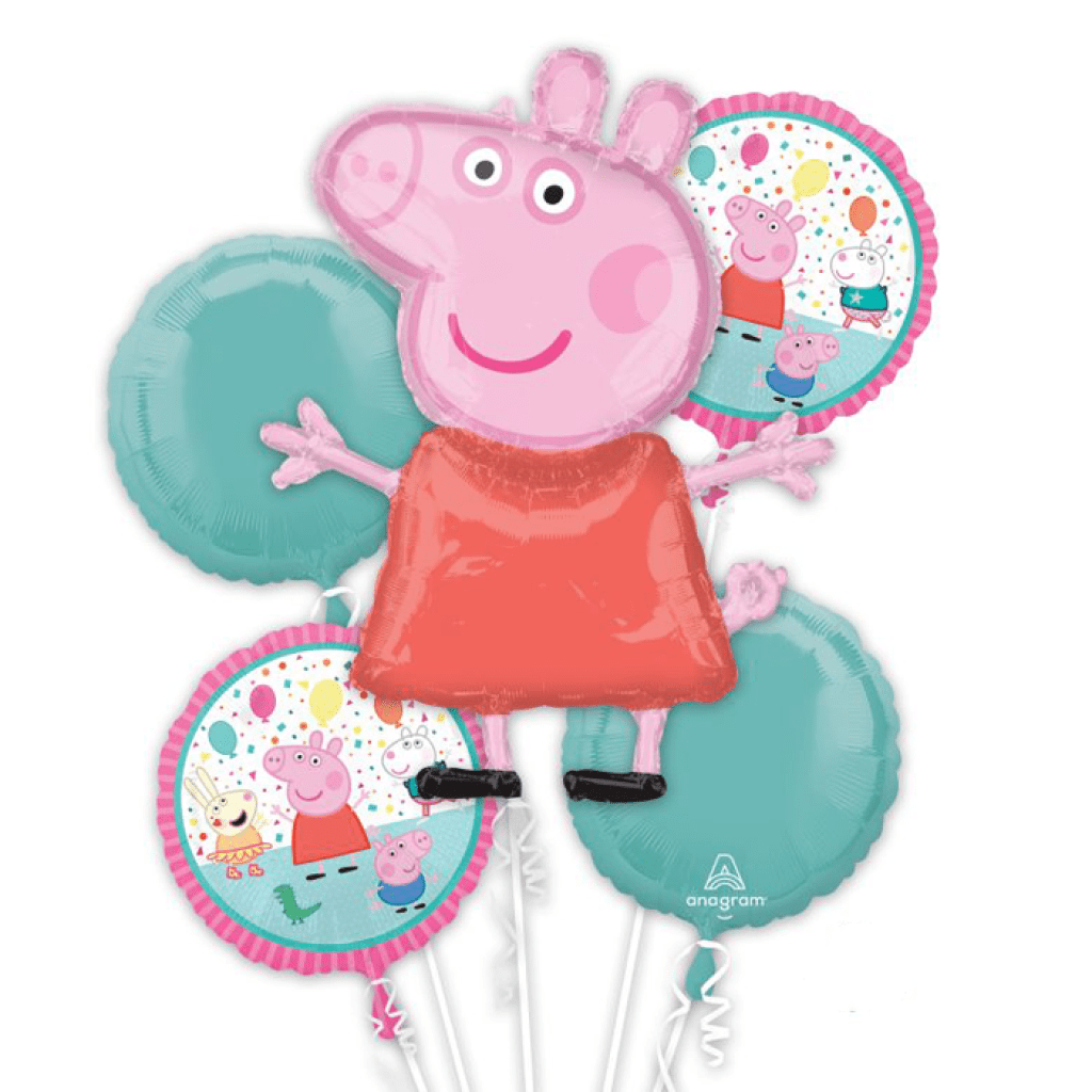 Peppa Pig Balloon Bouquet
